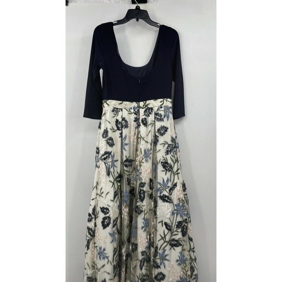 BHLDN Gianni Size 12  Floral Embroidered Gown Dress - Picture 6 of 9